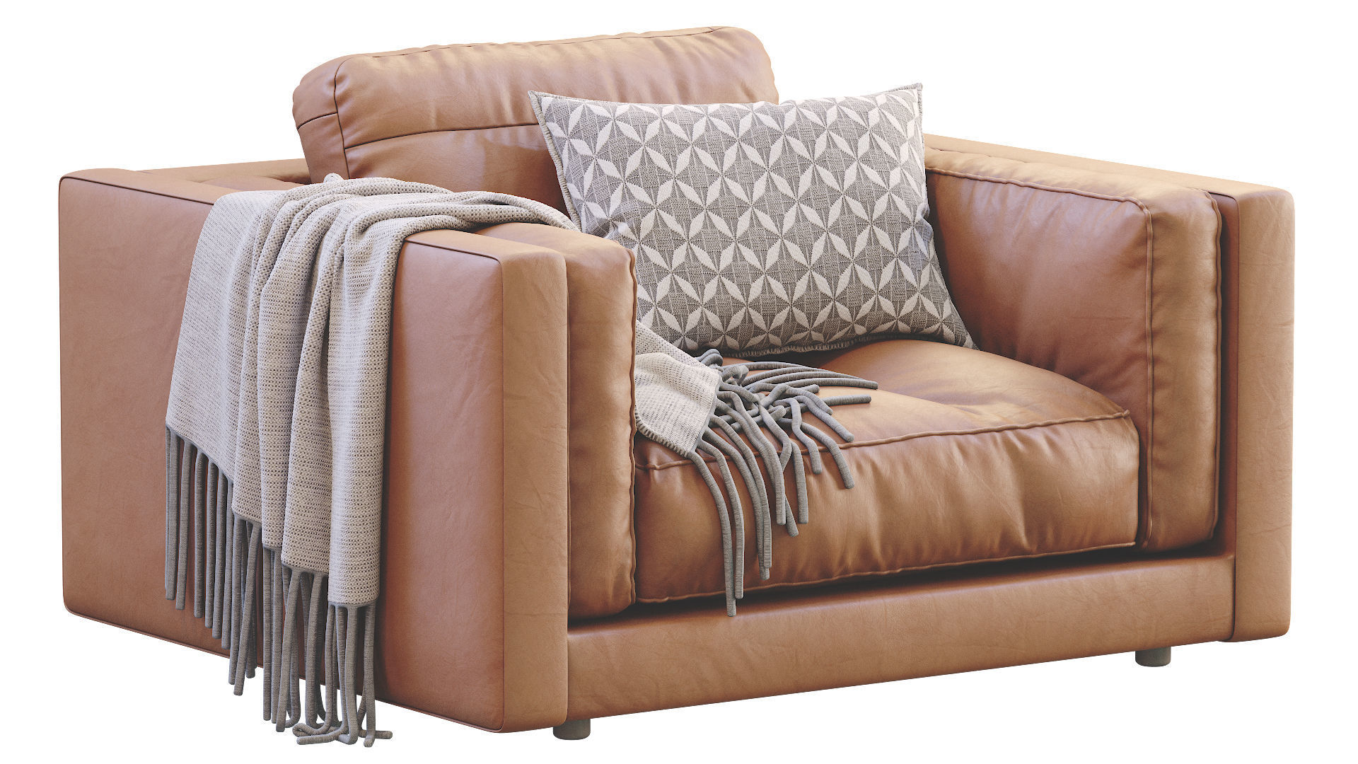 Armchair Flexform LUCIEN 3D model_2