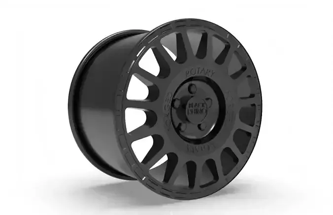 black rhino rim design 3D print model