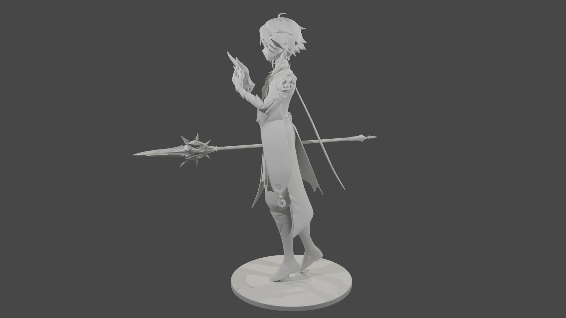 Xiao - Genshin Impact  3D print model_4