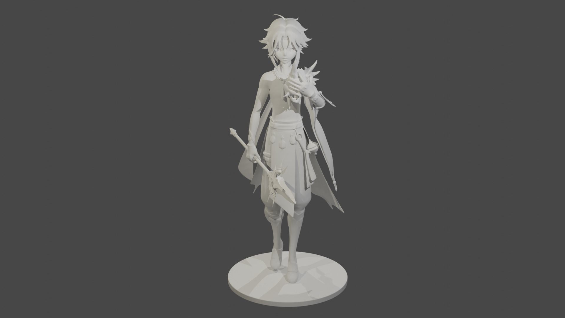 Xiao - Genshin Impact  3D print model_3