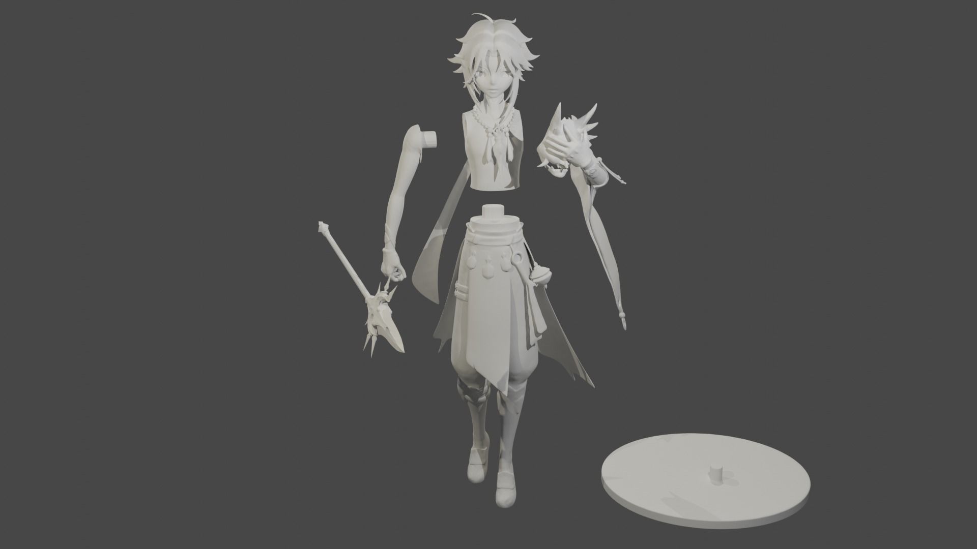 Xiao - Genshin Impact  3D print model_7