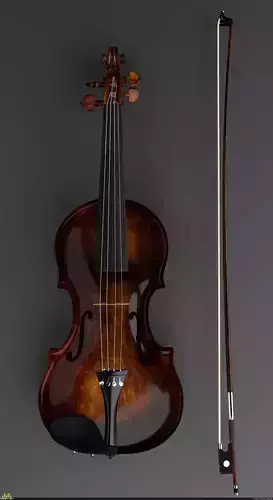 Violin and bow