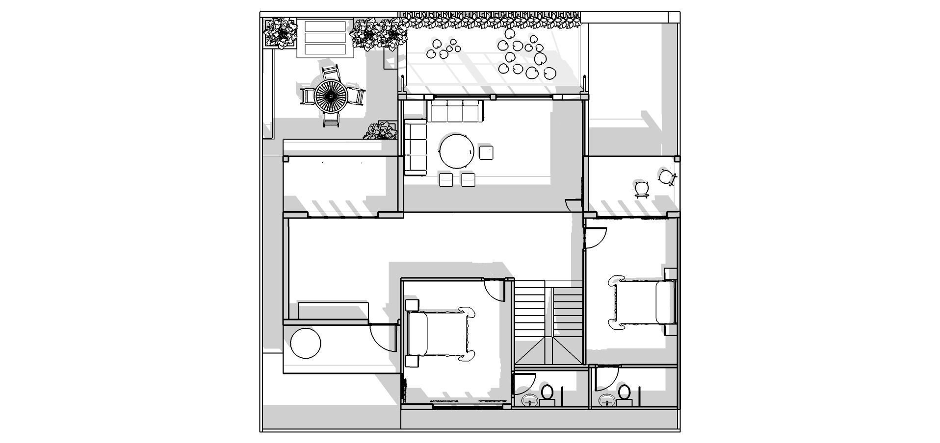 AHouse with 3Brs Fullmodel 3D model_1