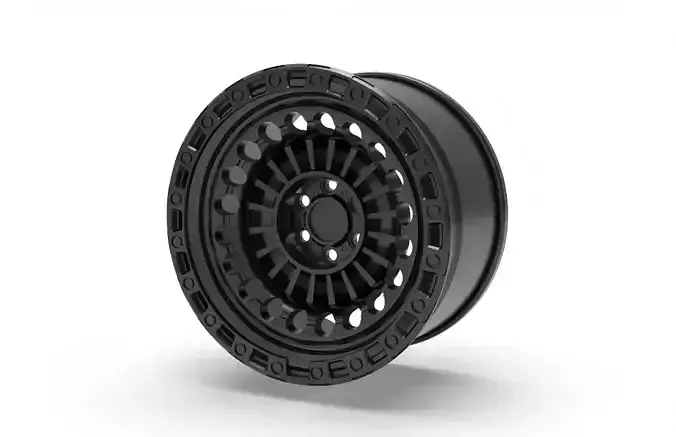 black rhino rim design 3D print model
