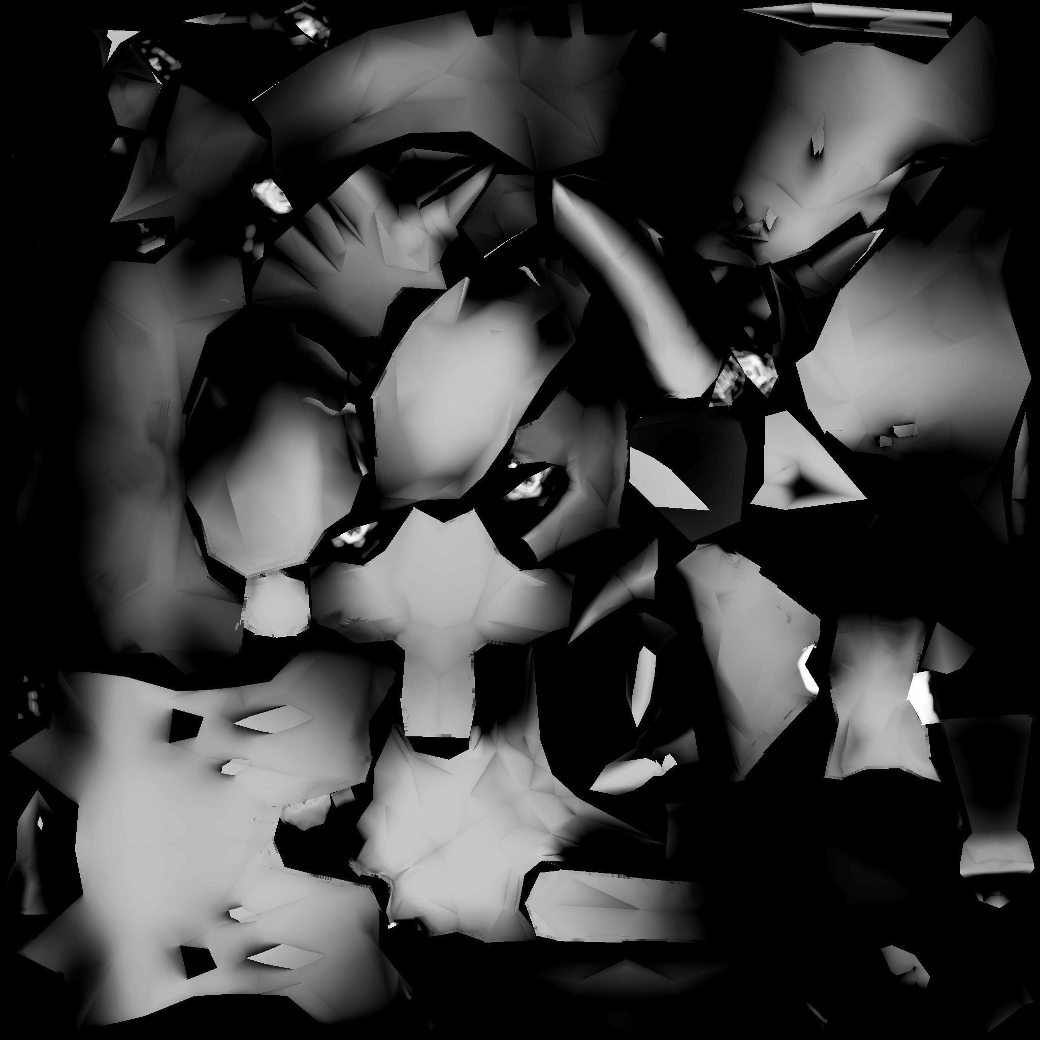 DemonPanda panda bear with claws Low-poly 3D model_19