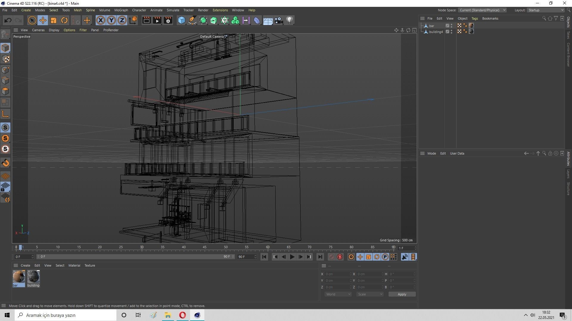  Cyberpunk Building 4 Low-poly 3D model_30
