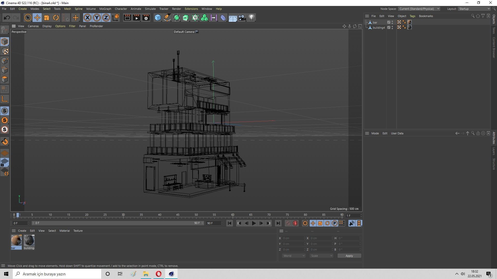  Cyberpunk Building 4 Low-poly 3D model_29