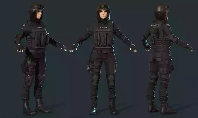 Police Special Force Girl