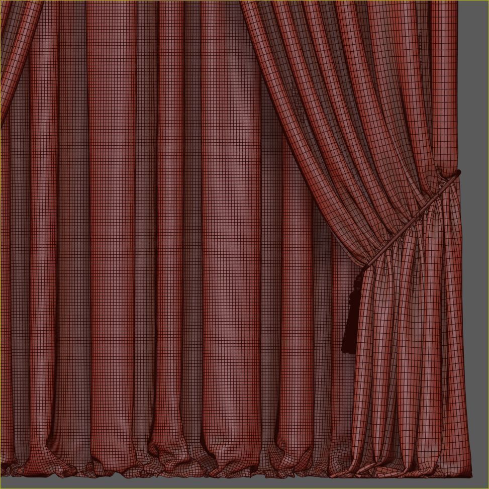 Set 38 Curtains 3D model_6