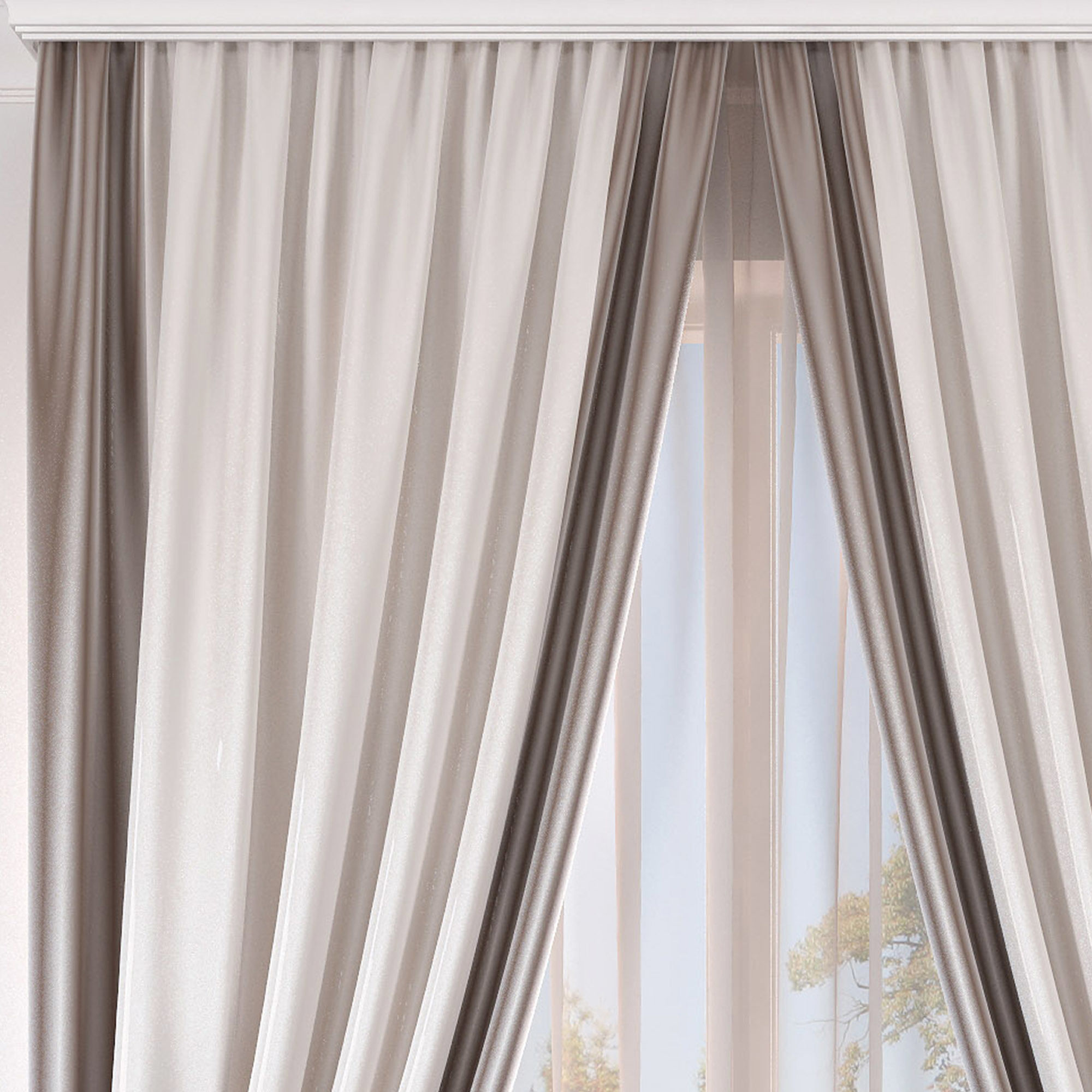 Set 38 Curtains 3D model_4