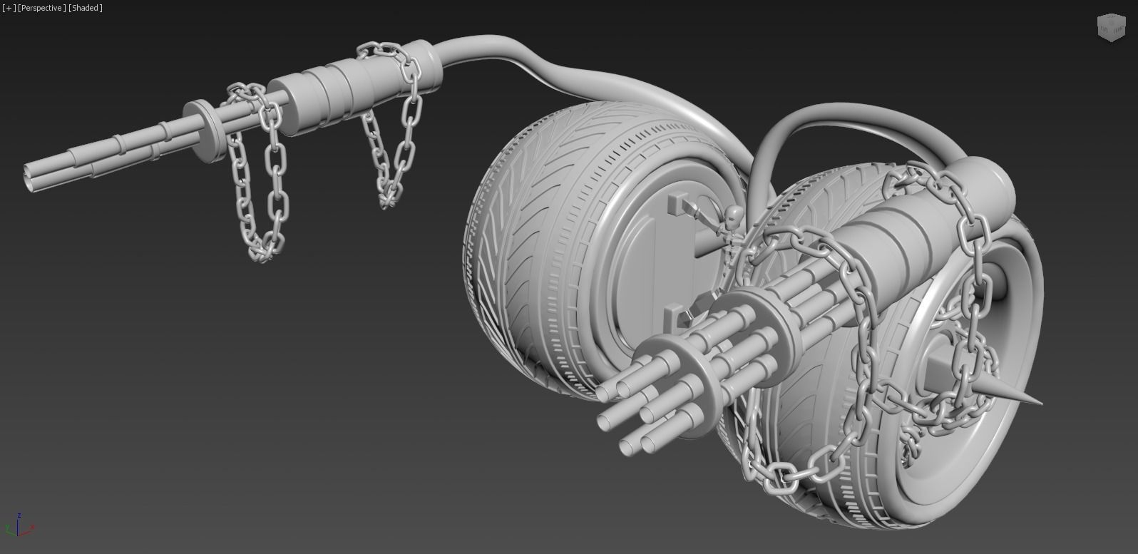 TWISTED METAL VEHICLES BIG PACK OF 4 3D model_15