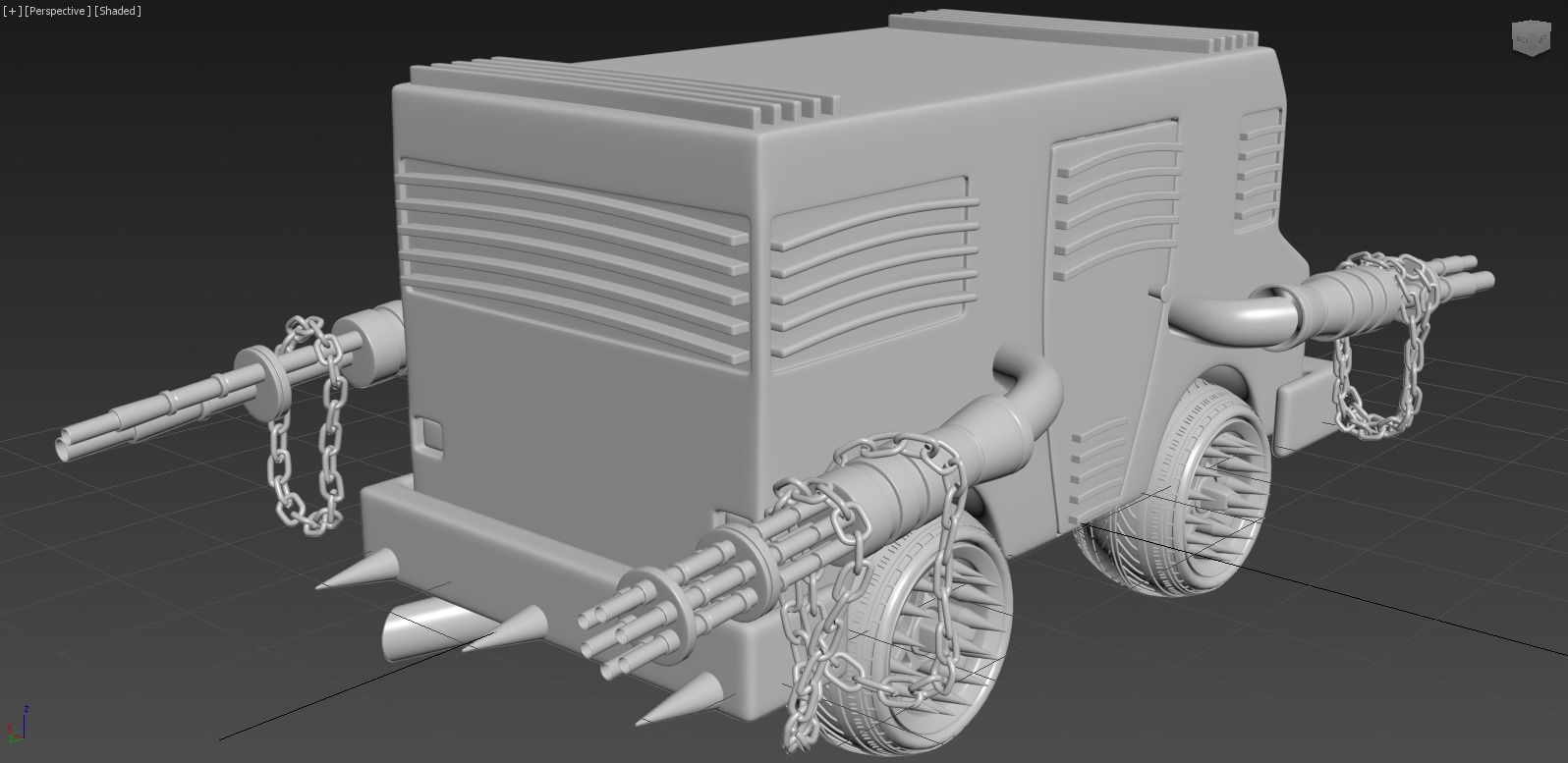 TWISTED METAL VEHICLES BIG PACK OF 4 3D model_20