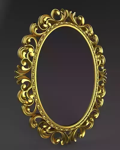Decorative 3D Mirror Frame