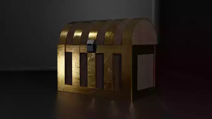 Stylized Chest 3D PBR