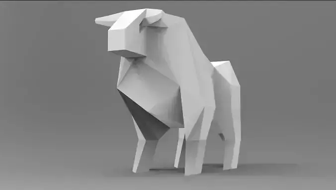 Bull sculpture 