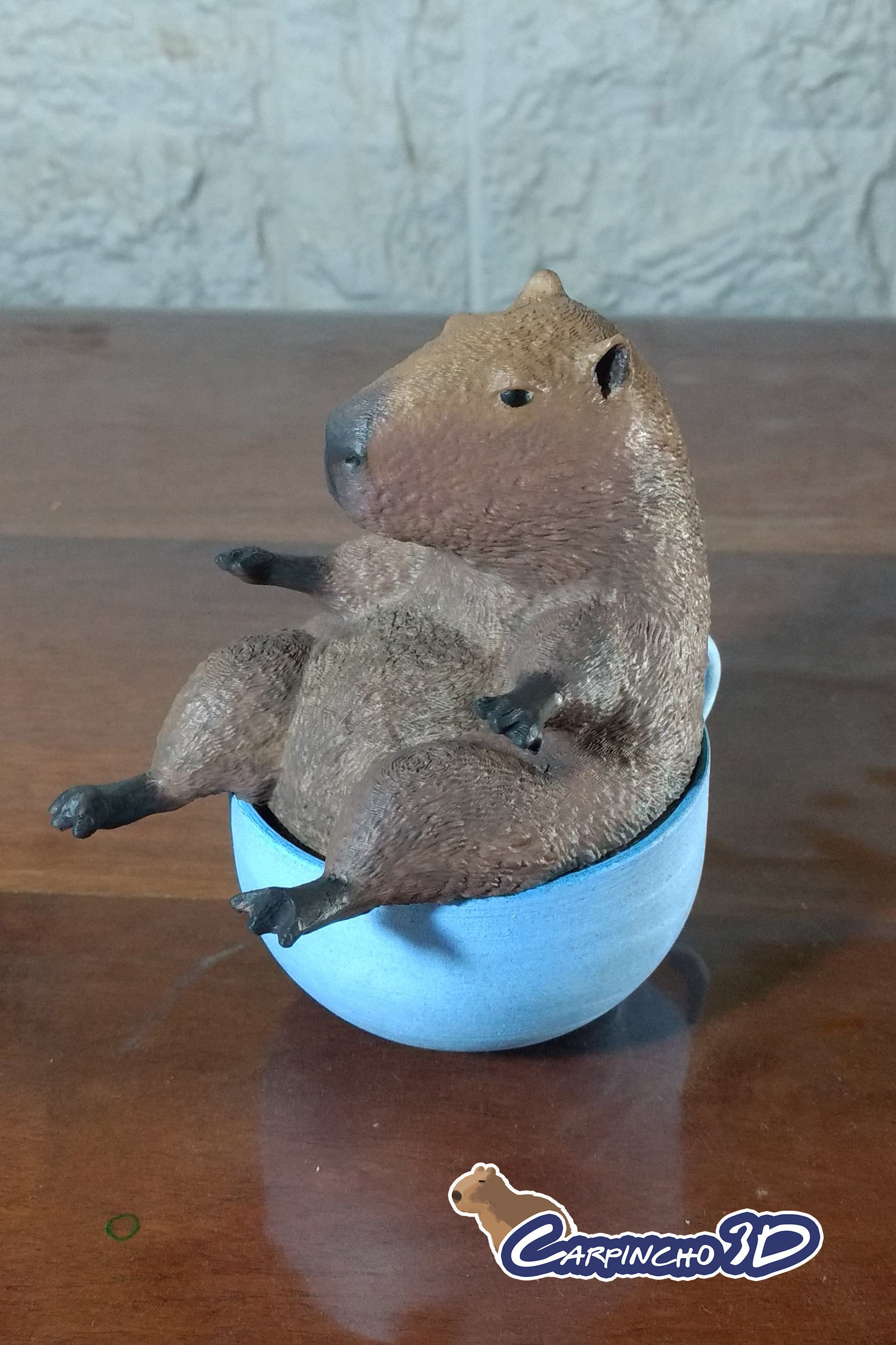 Capybara Cup 3D print model_3