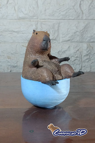 Capybara Cup 3D print model