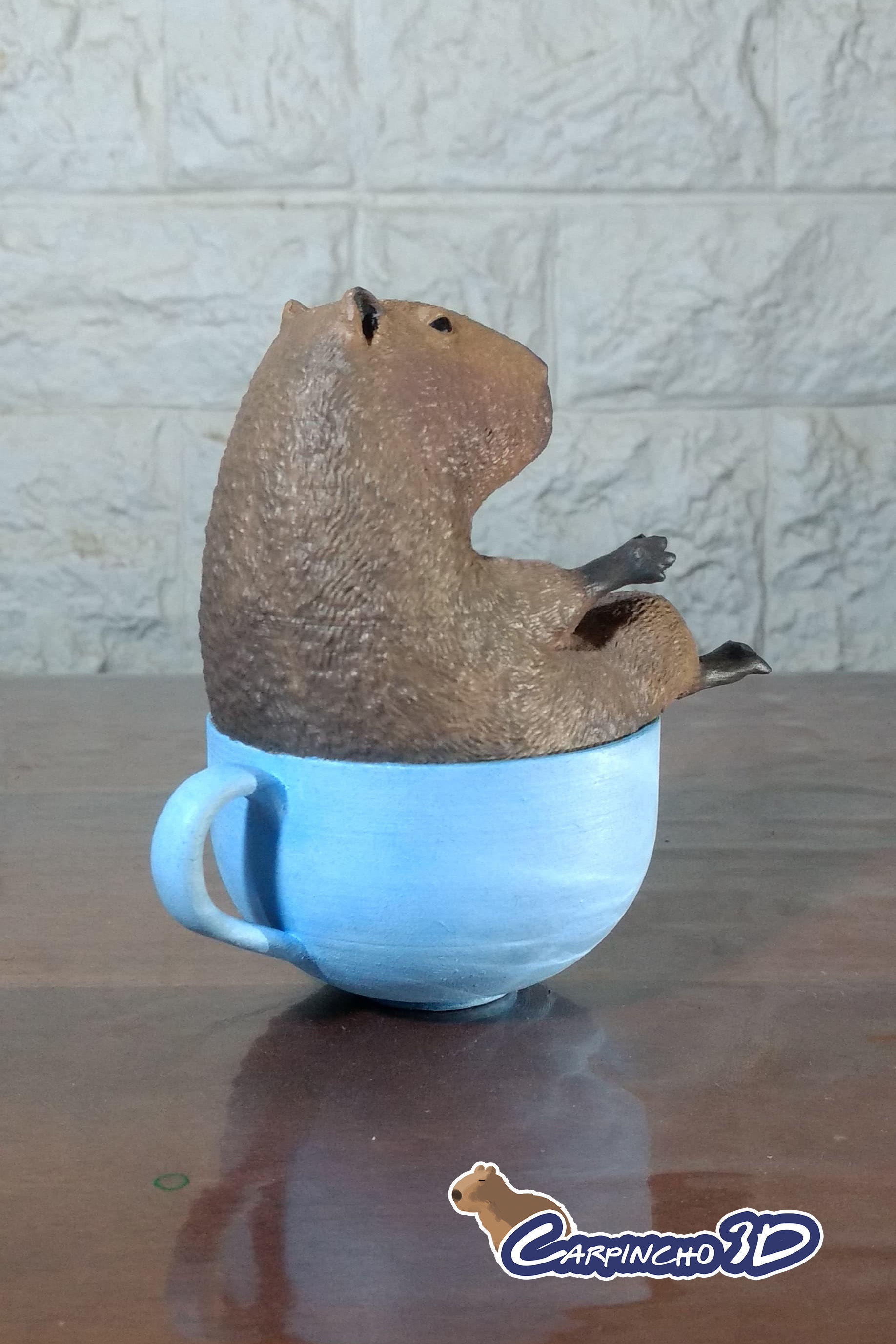 Capybara Cup 3D print model_2