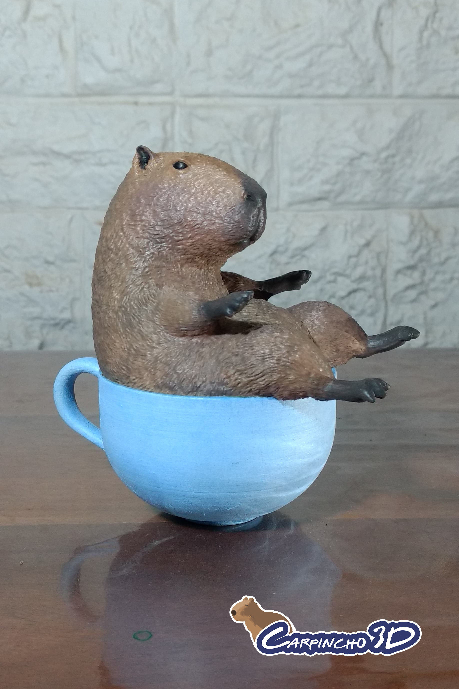 Capybara Cup 3D print model_1