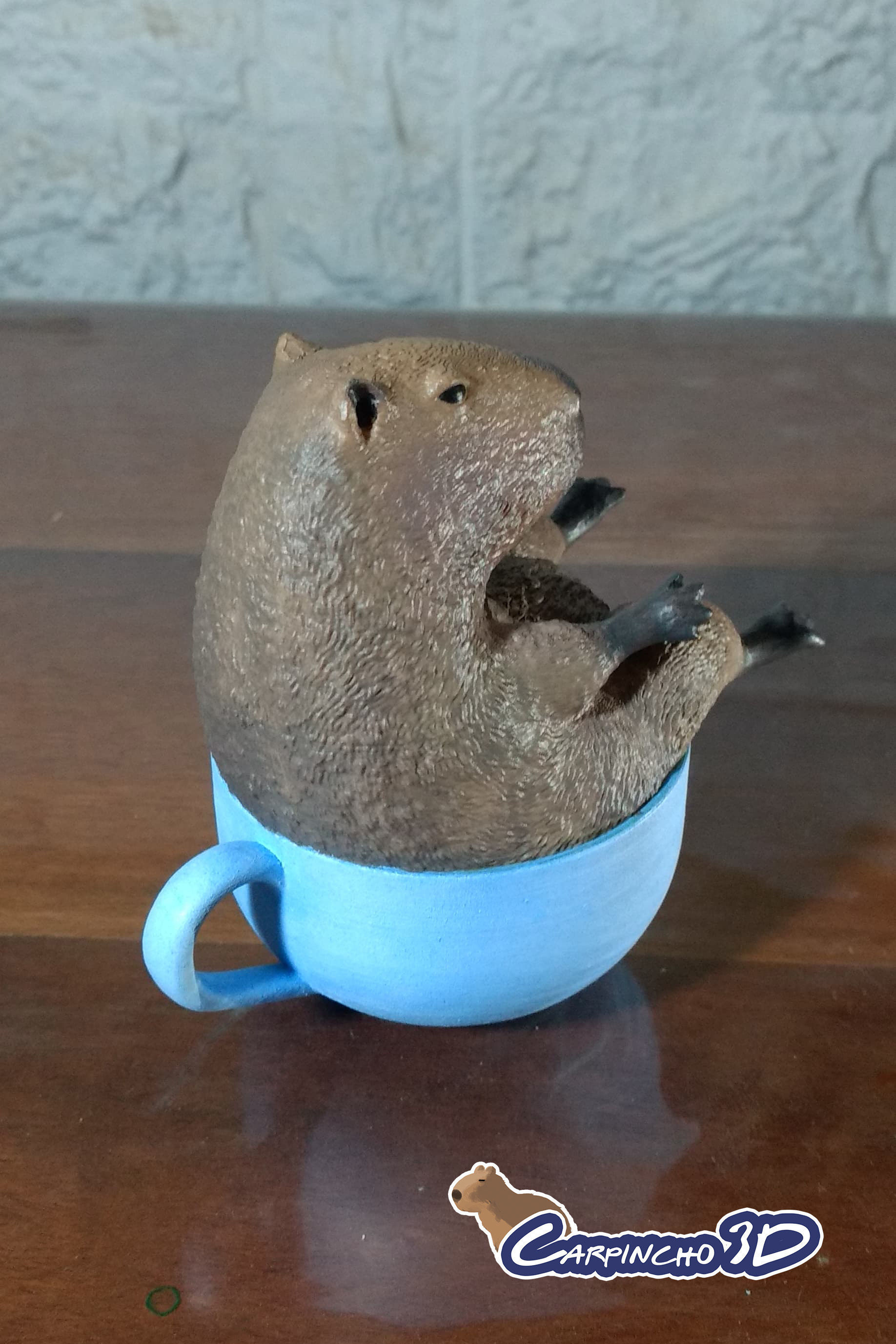 Capybara Cup 3D print model_4