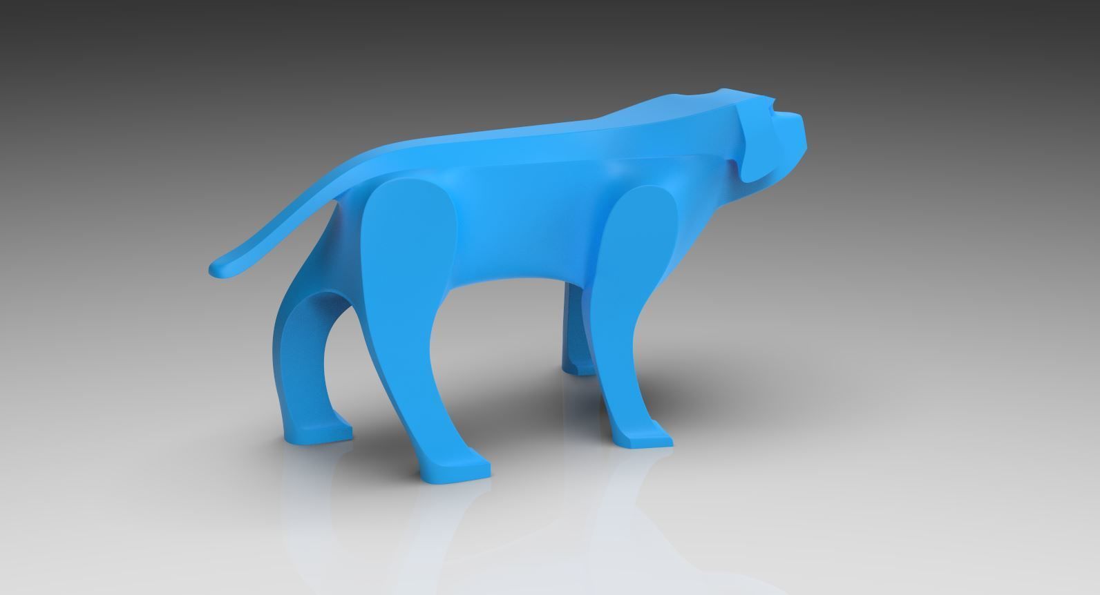 Dog Sculpture 3D print model_5
