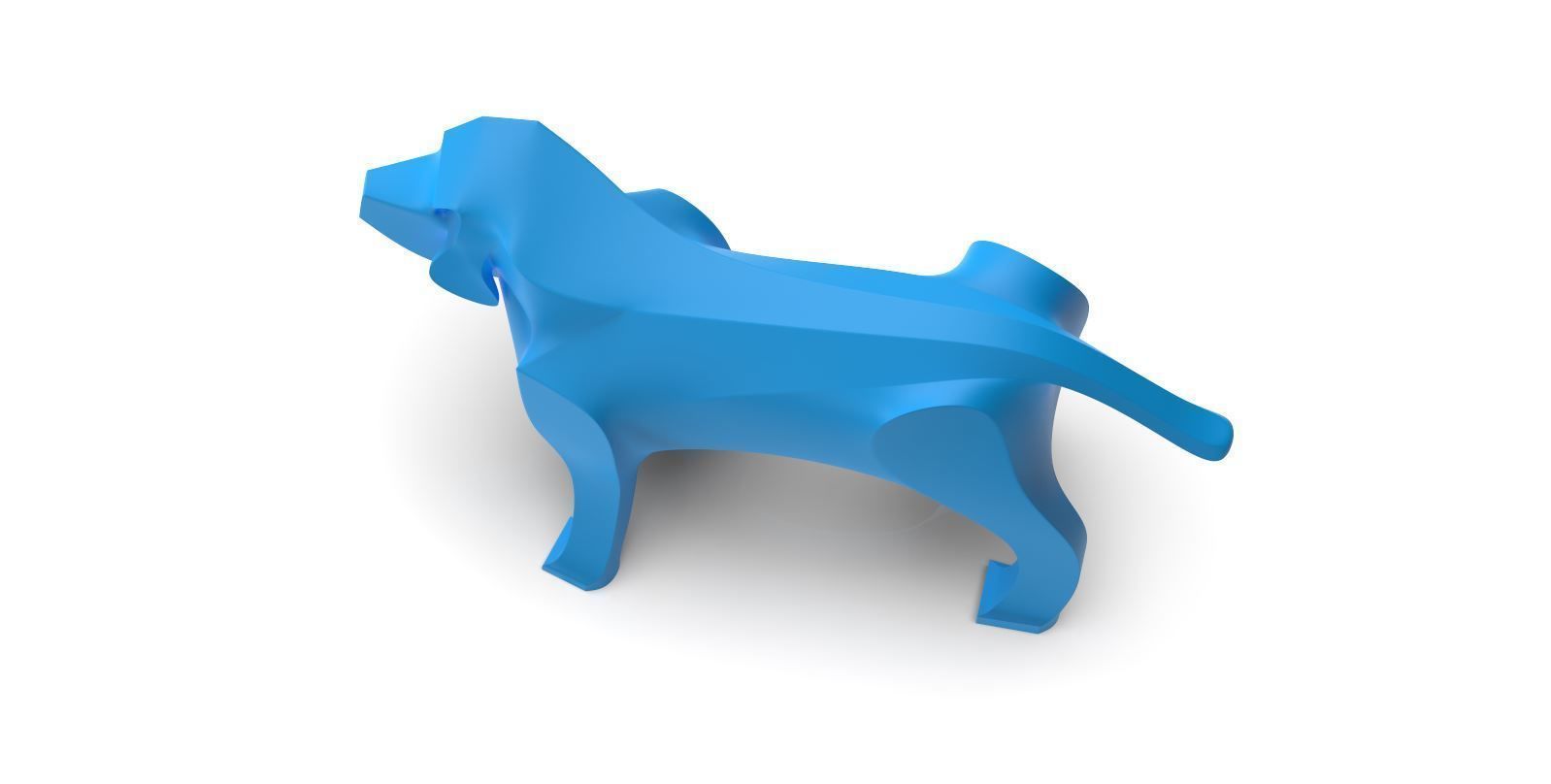 Dog Sculpture 3D print model_13