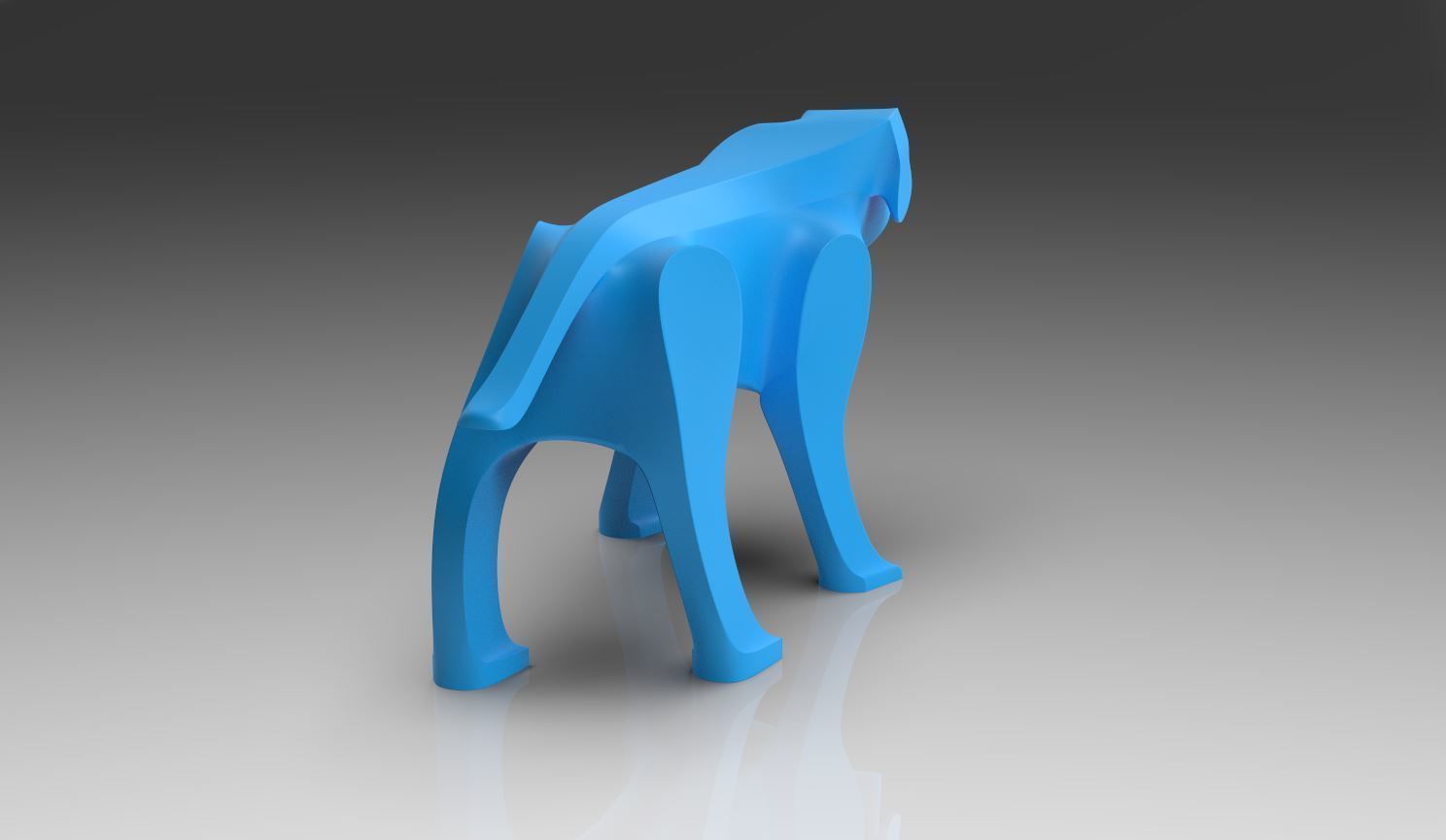 Dog Sculpture 3D print model_3