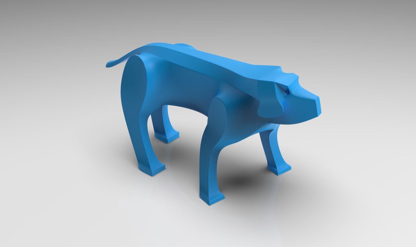 Dog Sculpture 3D print model_10