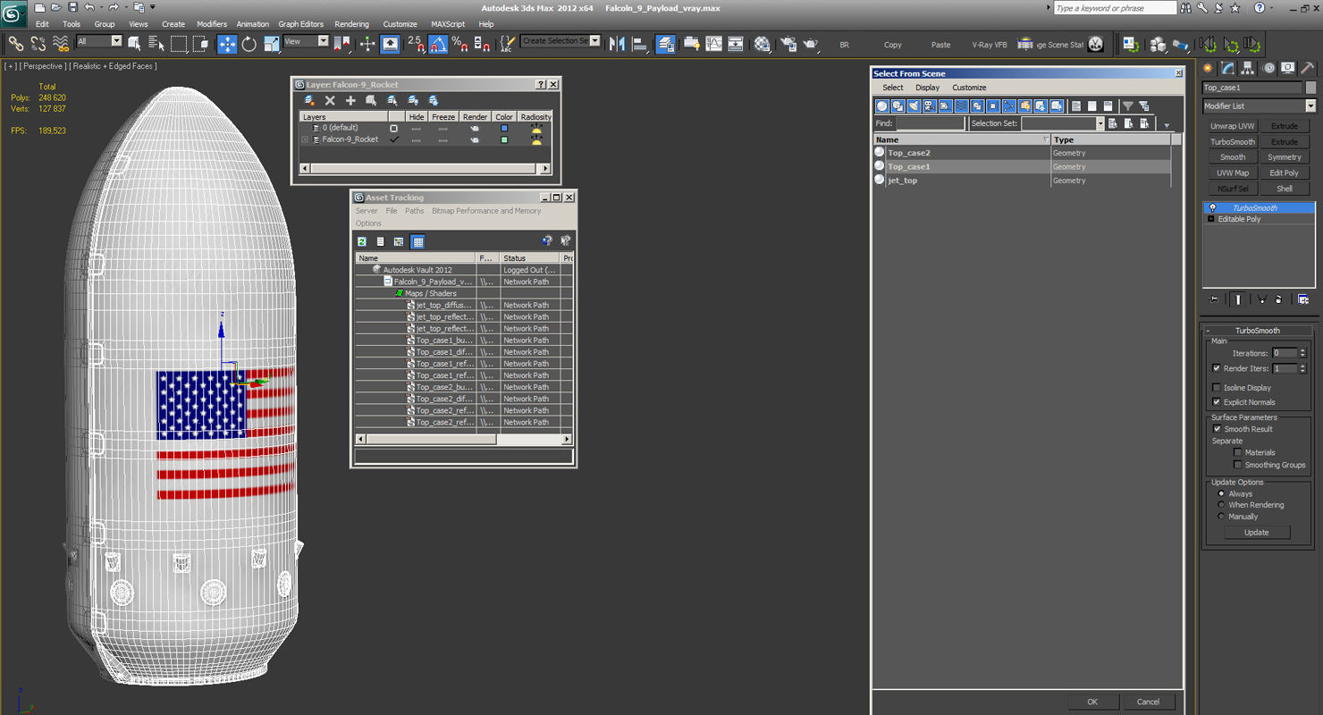 Falcon 9 Payload 3D model_12