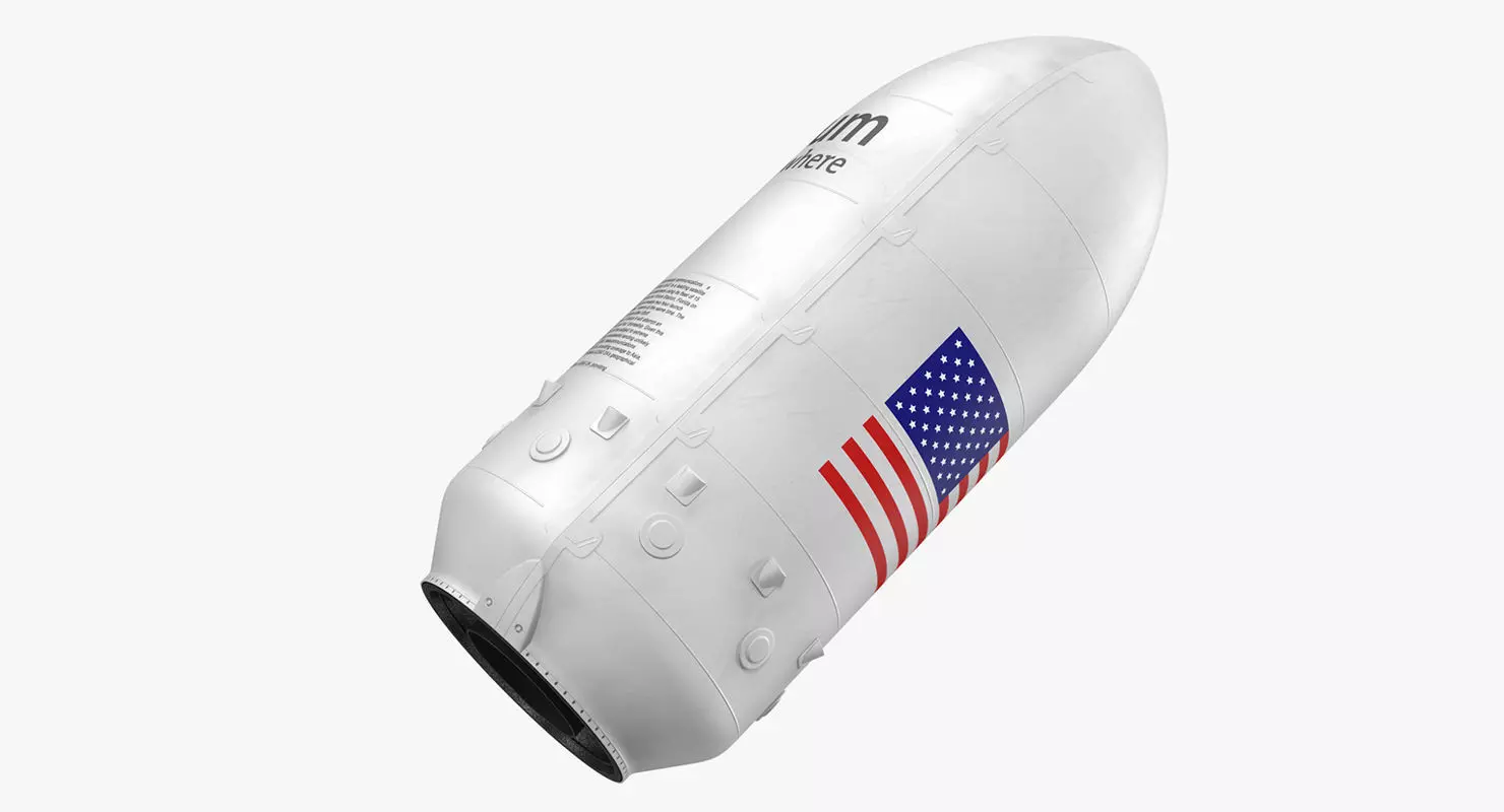 Falcon 9 Payload 3D model_0