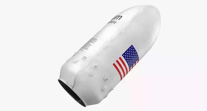 Falcon 9 Payload 3D model