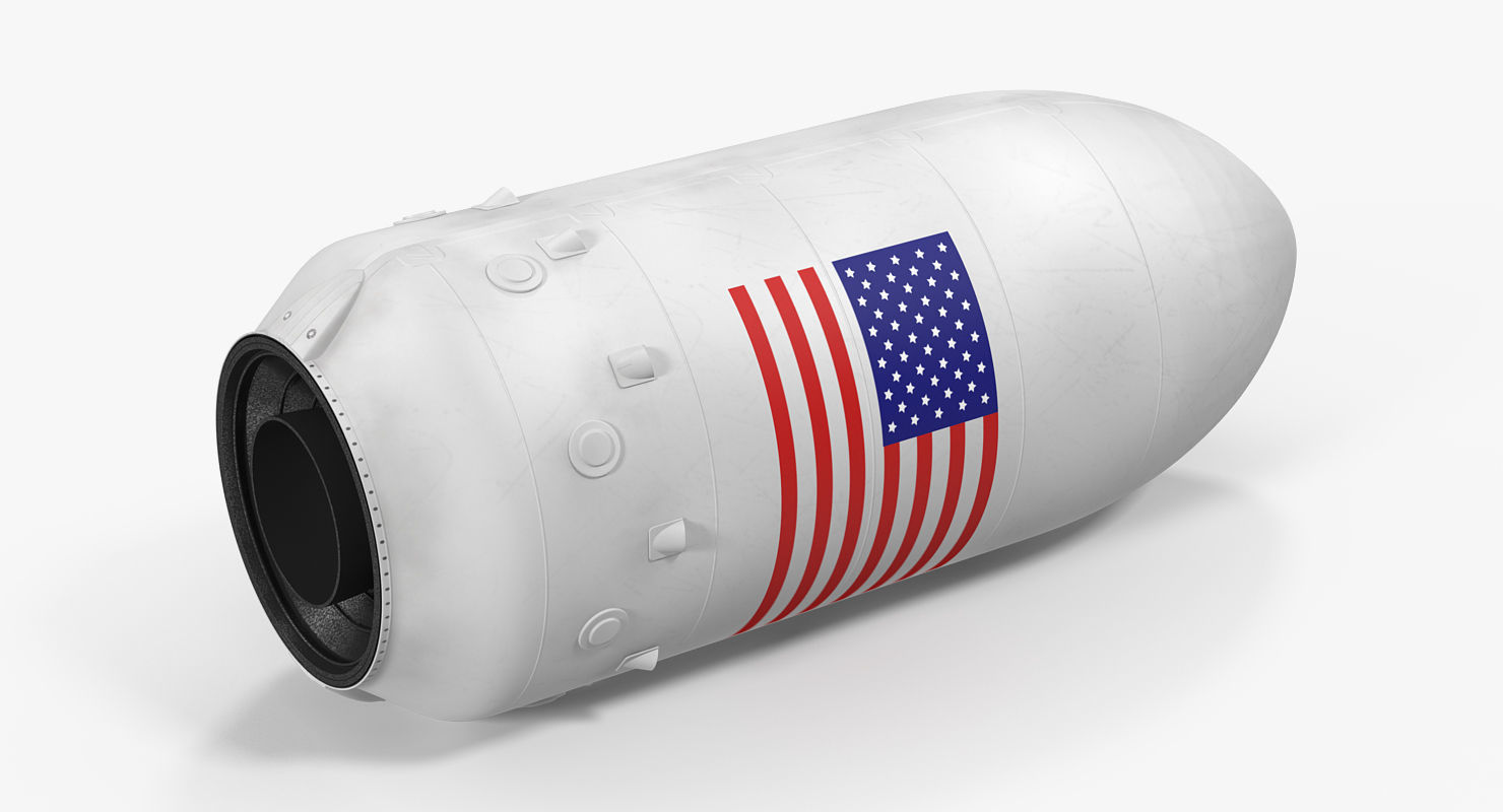 Falcon 9 Payload 3D model_1