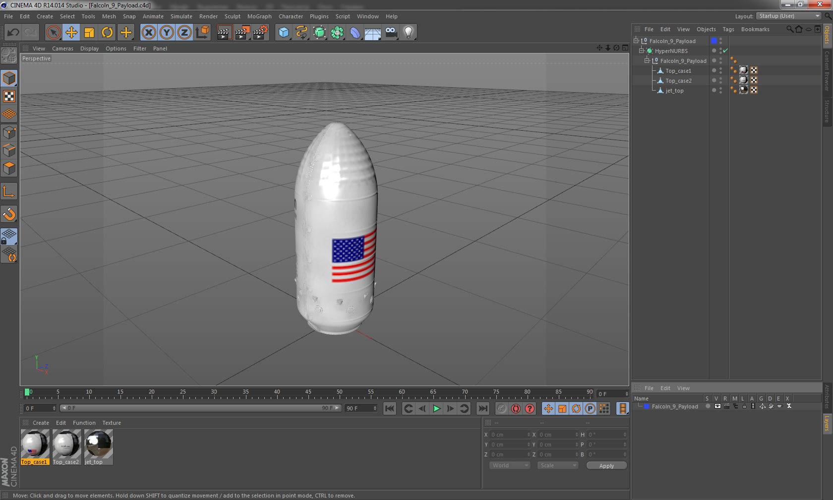Falcon 9 Payload 3D model_14