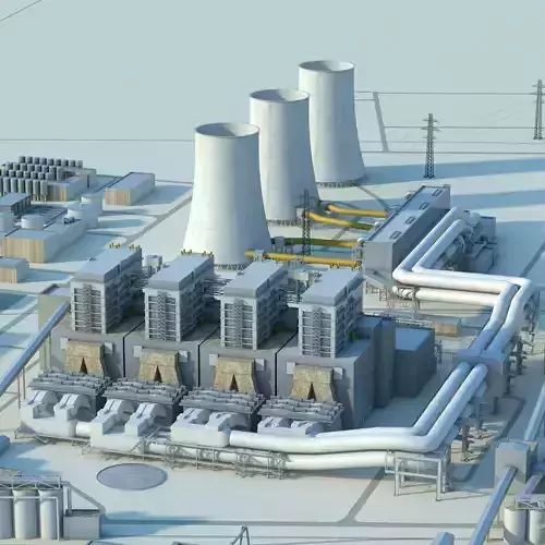 Power plant 3D model