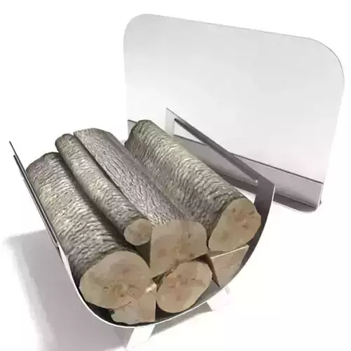 Modern Fireplace Accessories With Wood