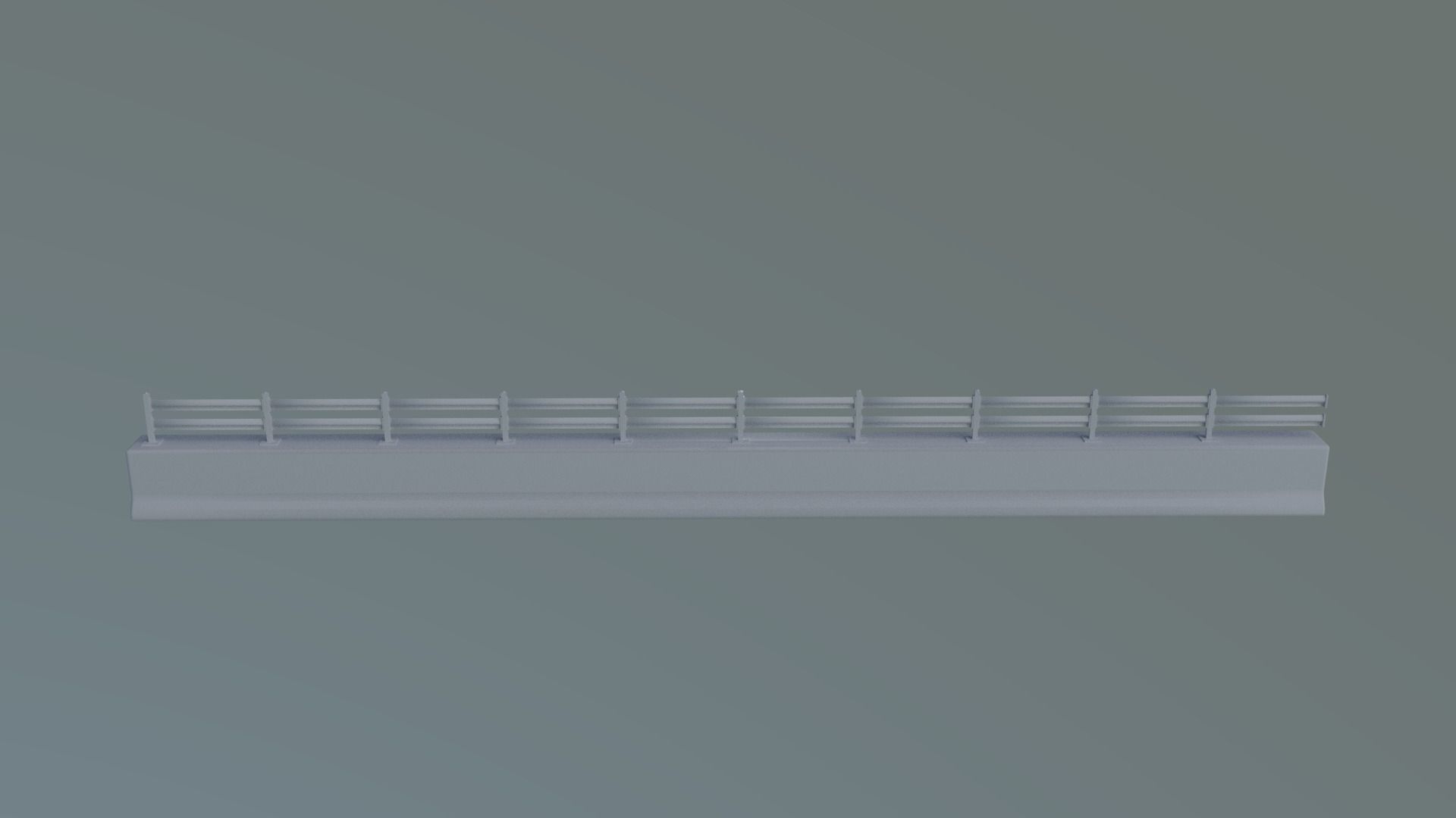 Guardrail for the Upper Section of Concrete 3D print model_4