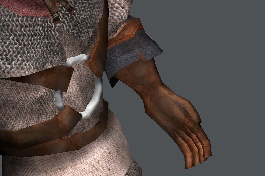 Hammerman man holding block Low-poly 3D model_10