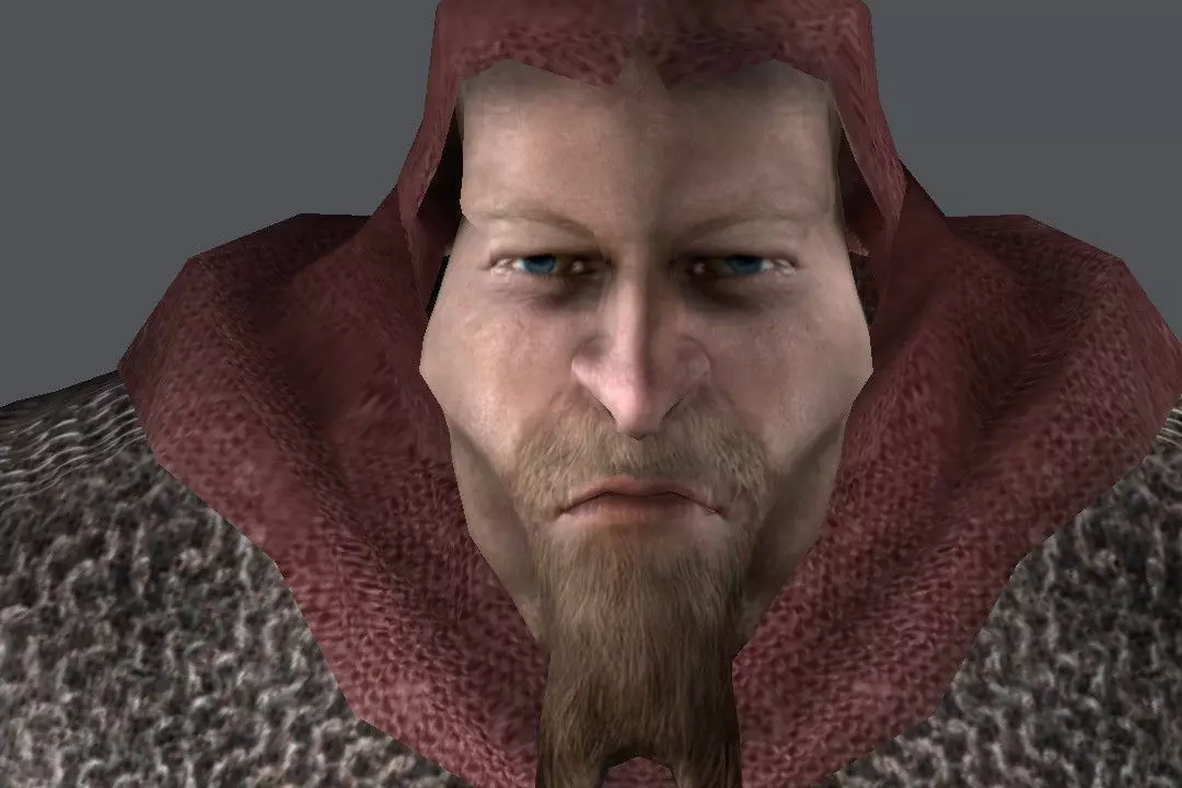 Hammerman man holding block Low-poly 3D model_0