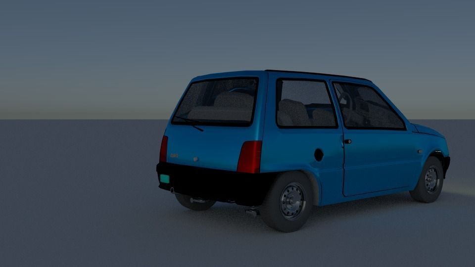 VAZ OKA 1111  3D model_1