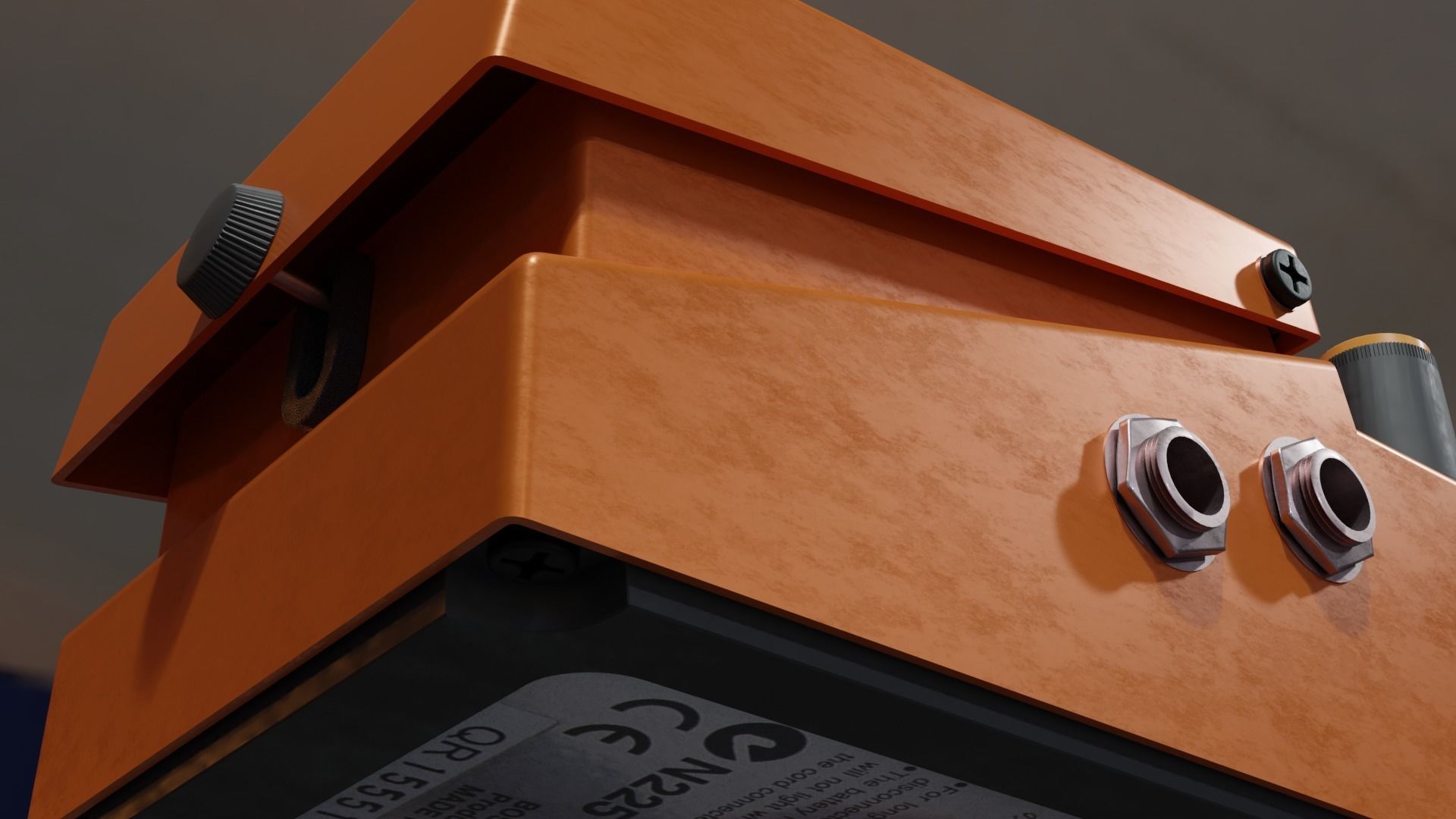 Boss DS-2 guitar Processor 3D model_12