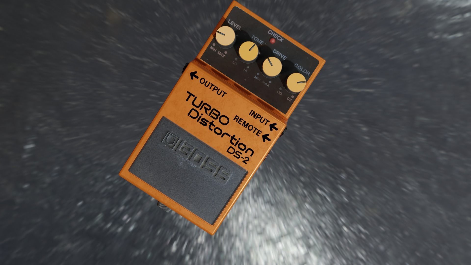 Boss DS-2 guitar Processor 3D model_1