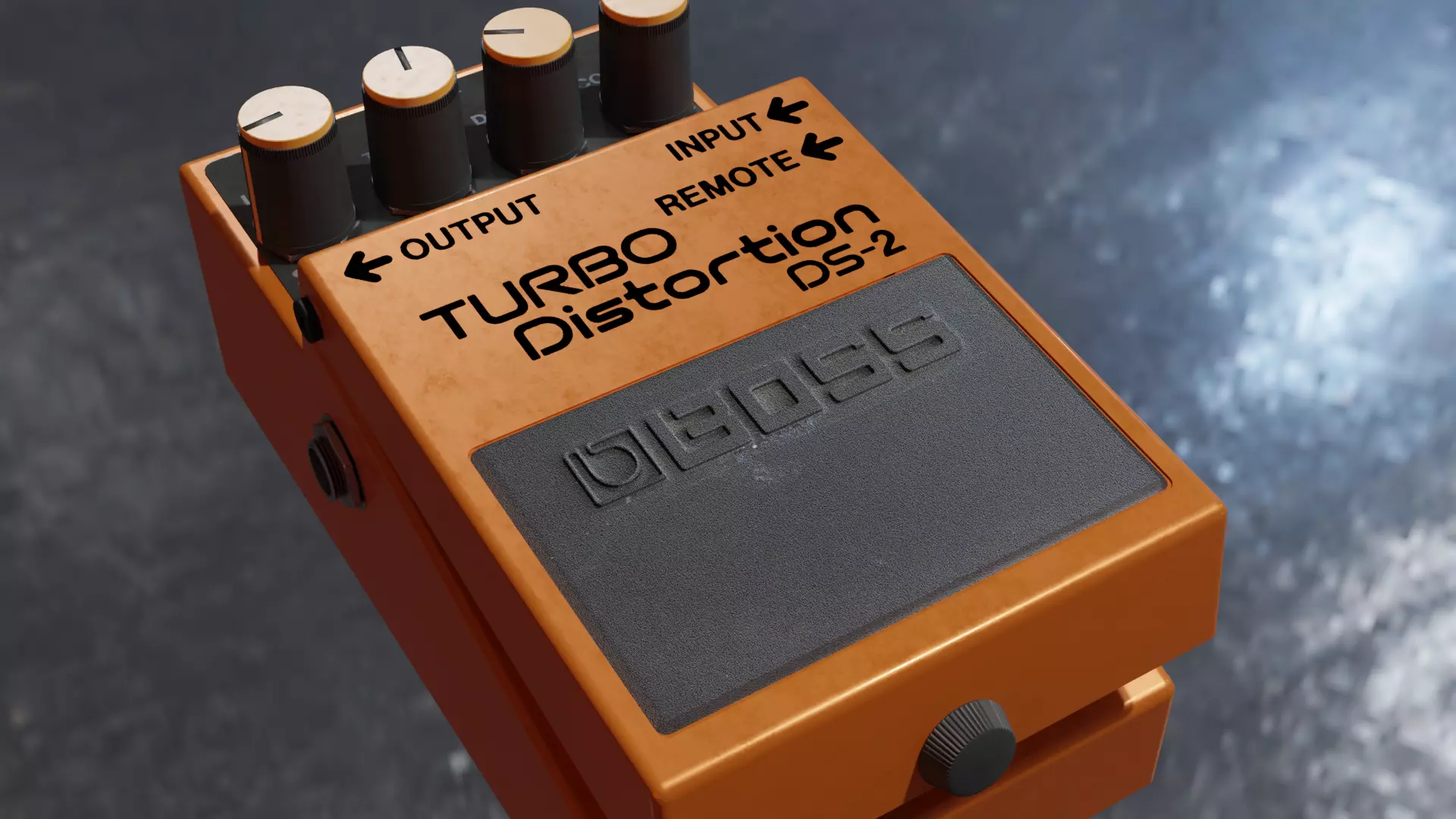 Boss DS-2 guitar Processor 3D model_0