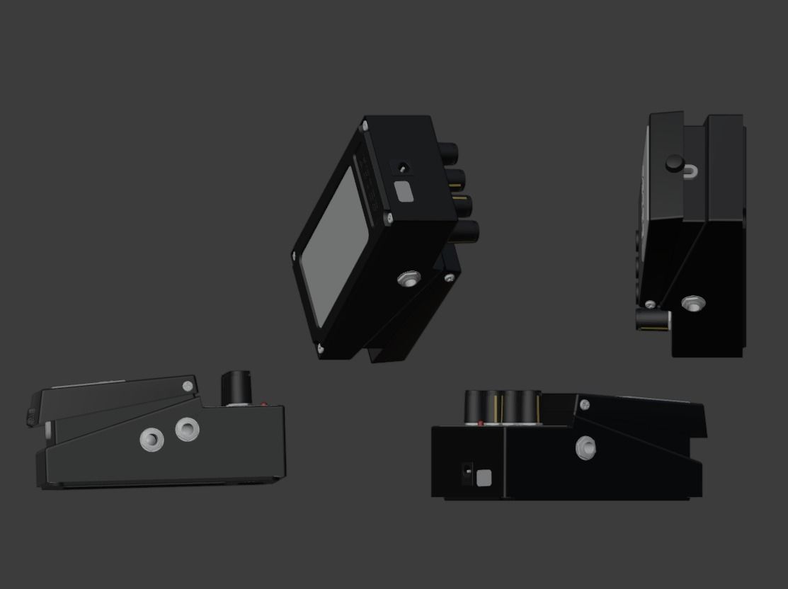 Boss DS-2 guitar Processor 3D model_6