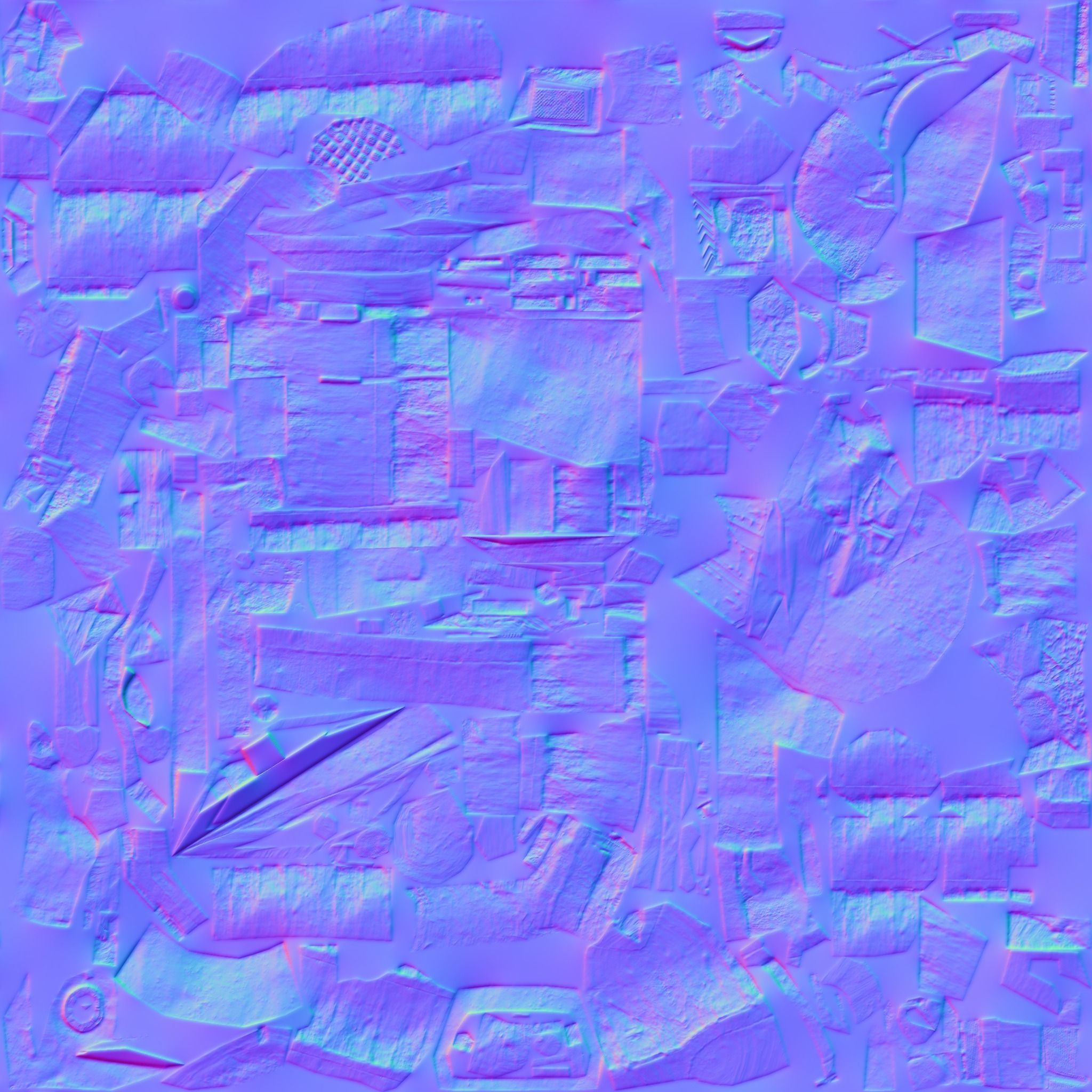 Taurus Mech Low-poly 3D model_28