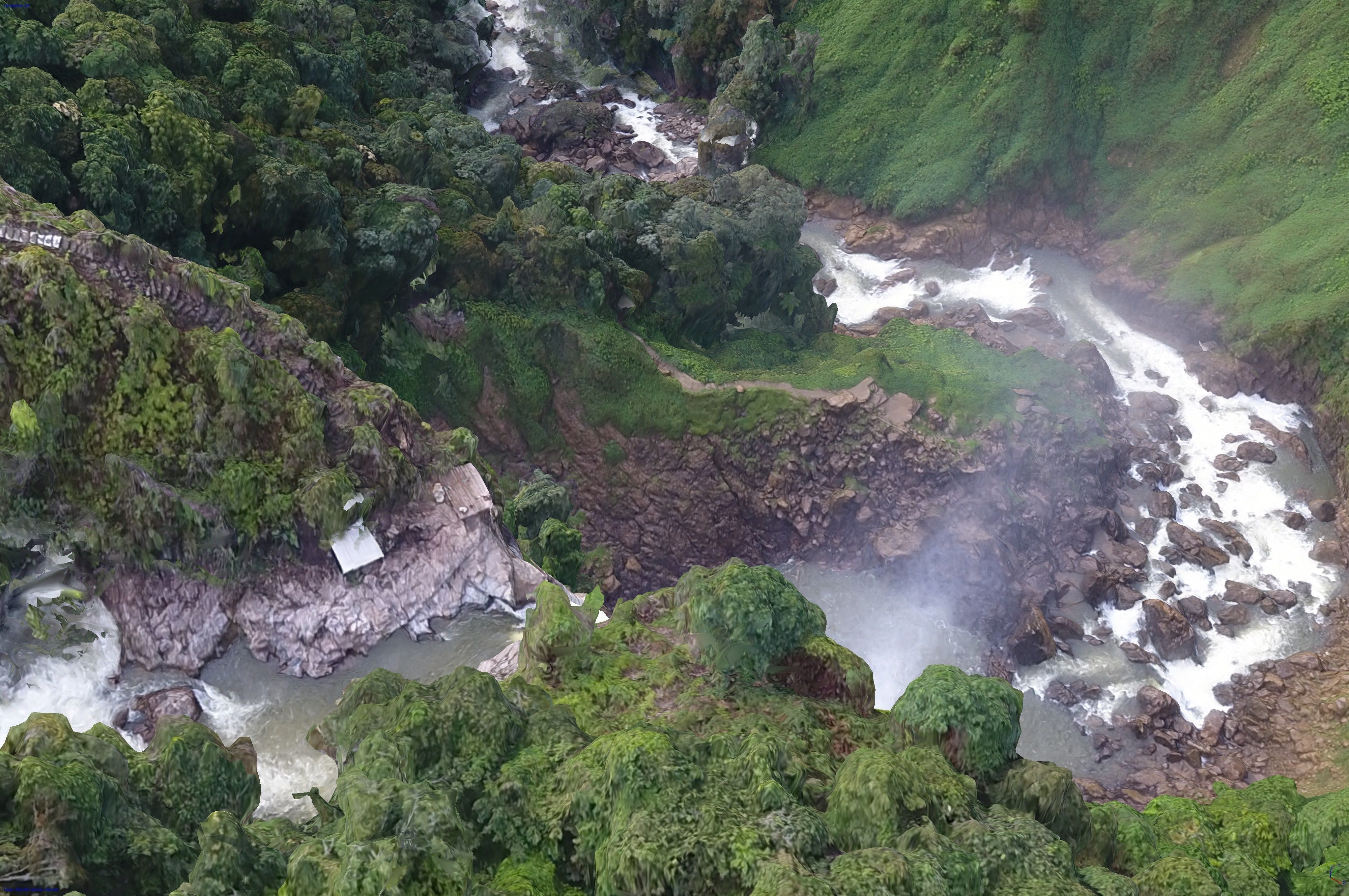 Cascada Salto del Buey - Buey falls Low-poly 3D model_19