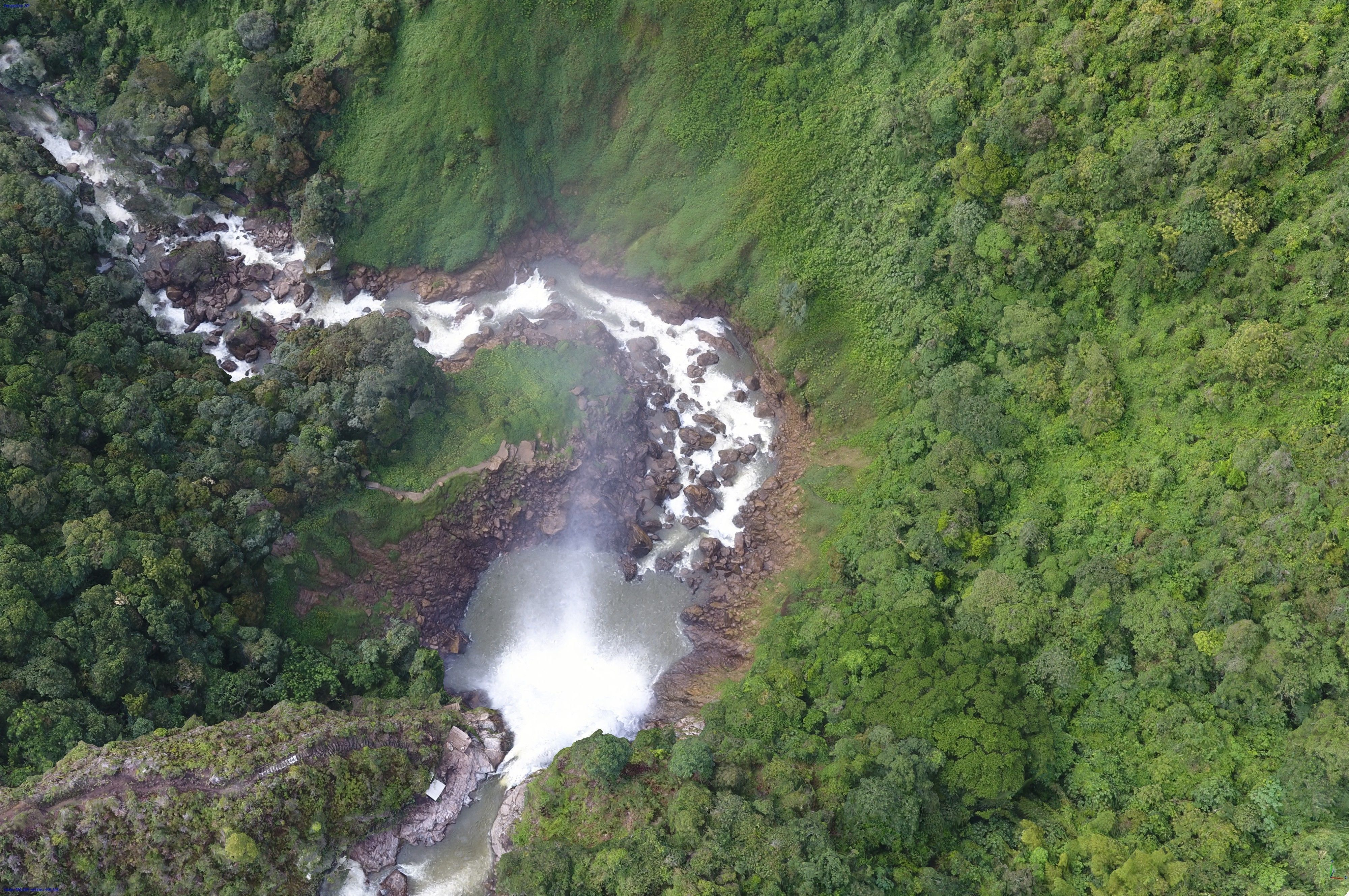 Cascada Salto del Buey - Buey falls Low-poly 3D model_7