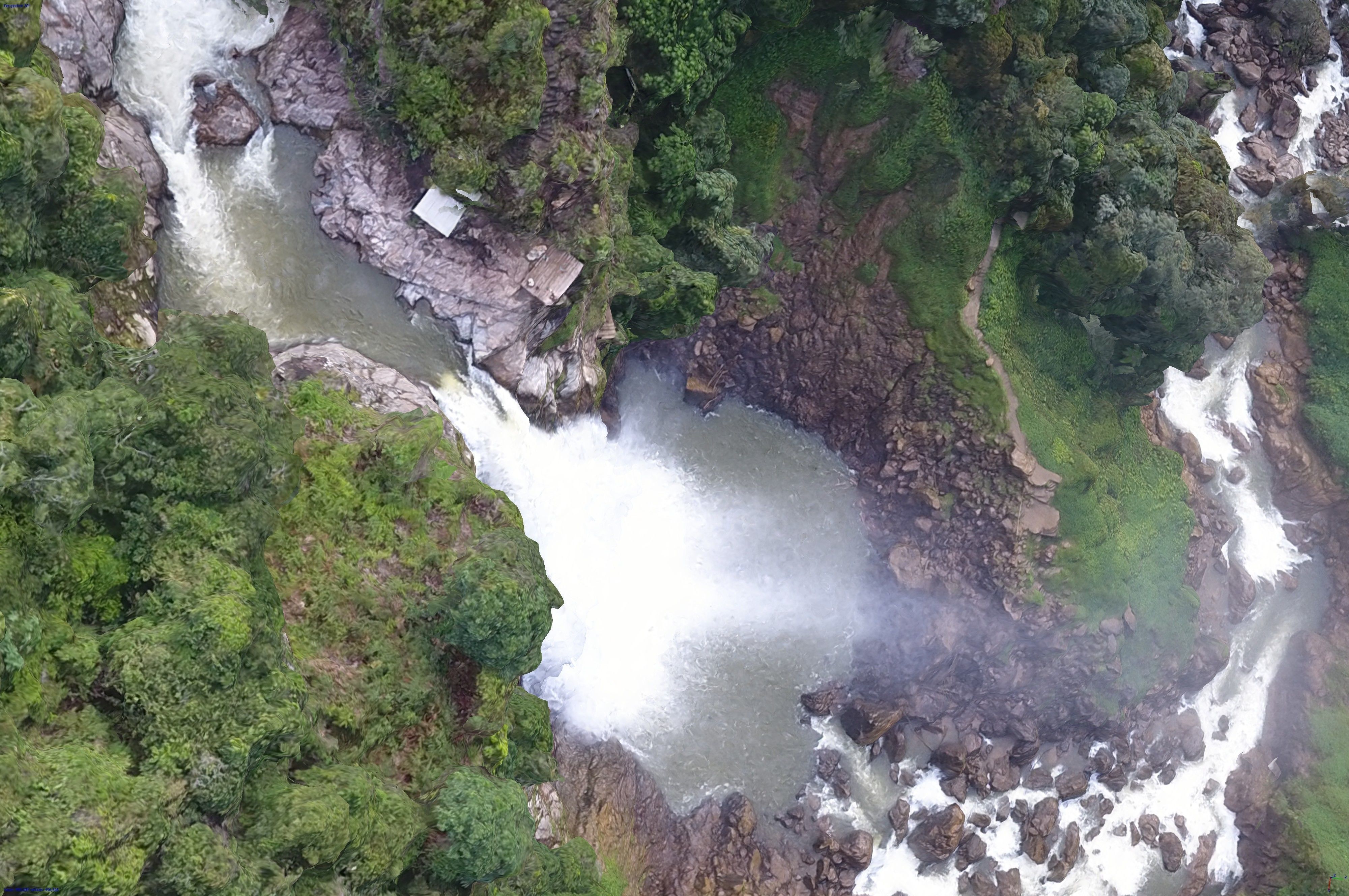 Cascada Salto del Buey - Buey falls Low-poly 3D model_12