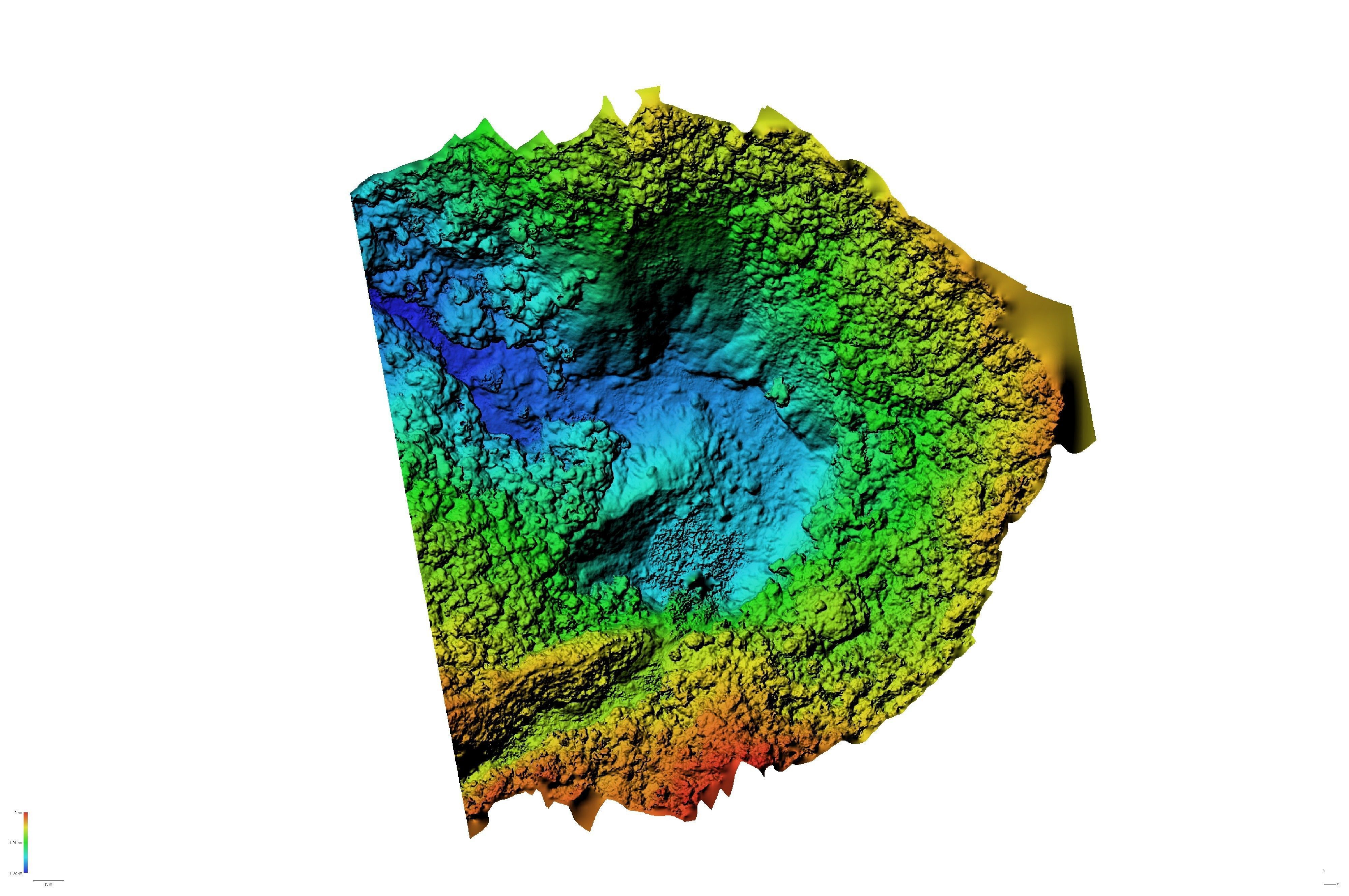 Cascada Salto del Buey - Buey falls Low-poly 3D model_3