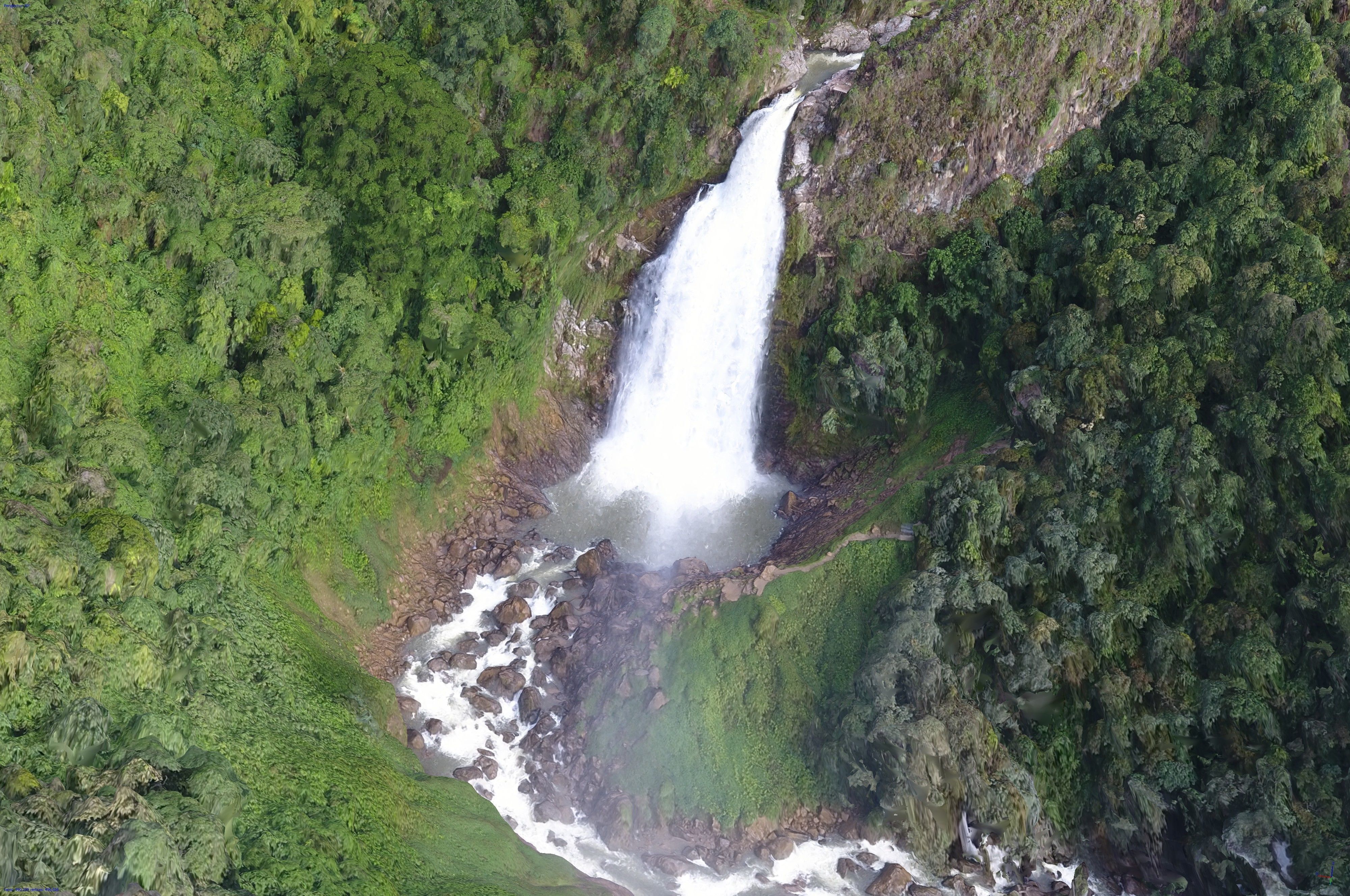 Cascada Salto del Buey - Buey falls Low-poly 3D model_17