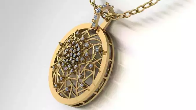 circle pendant branch